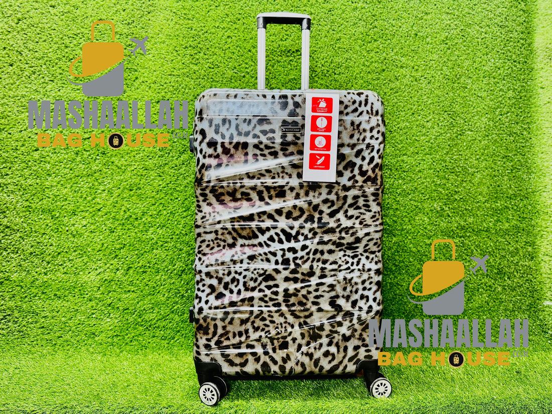 Roncaton Tiger print 3 pic Luggage Set