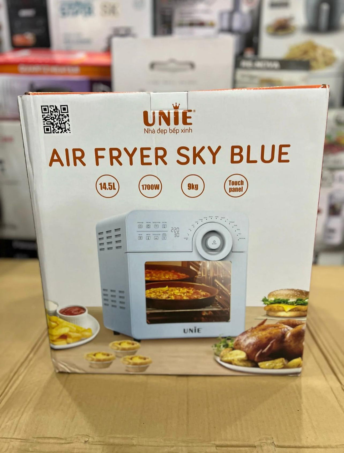 Unie Oven Air Fryer Sky Blue 14.5L